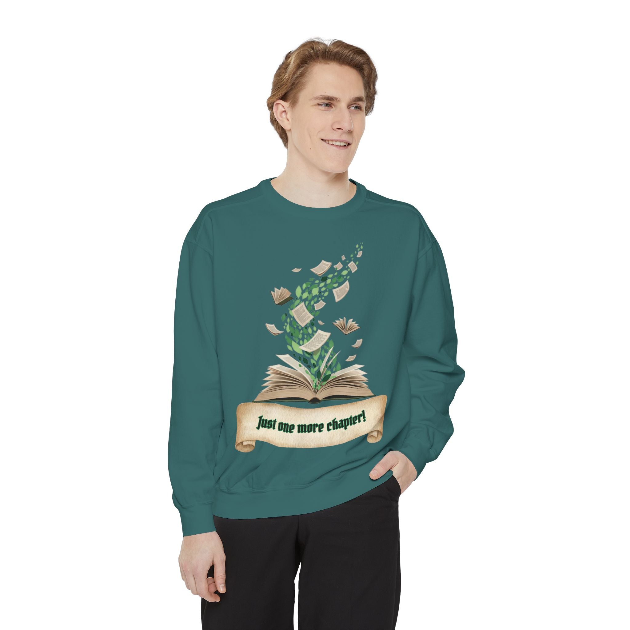 Book Lovers Sweatshirt - Unisex Garment-Dyed