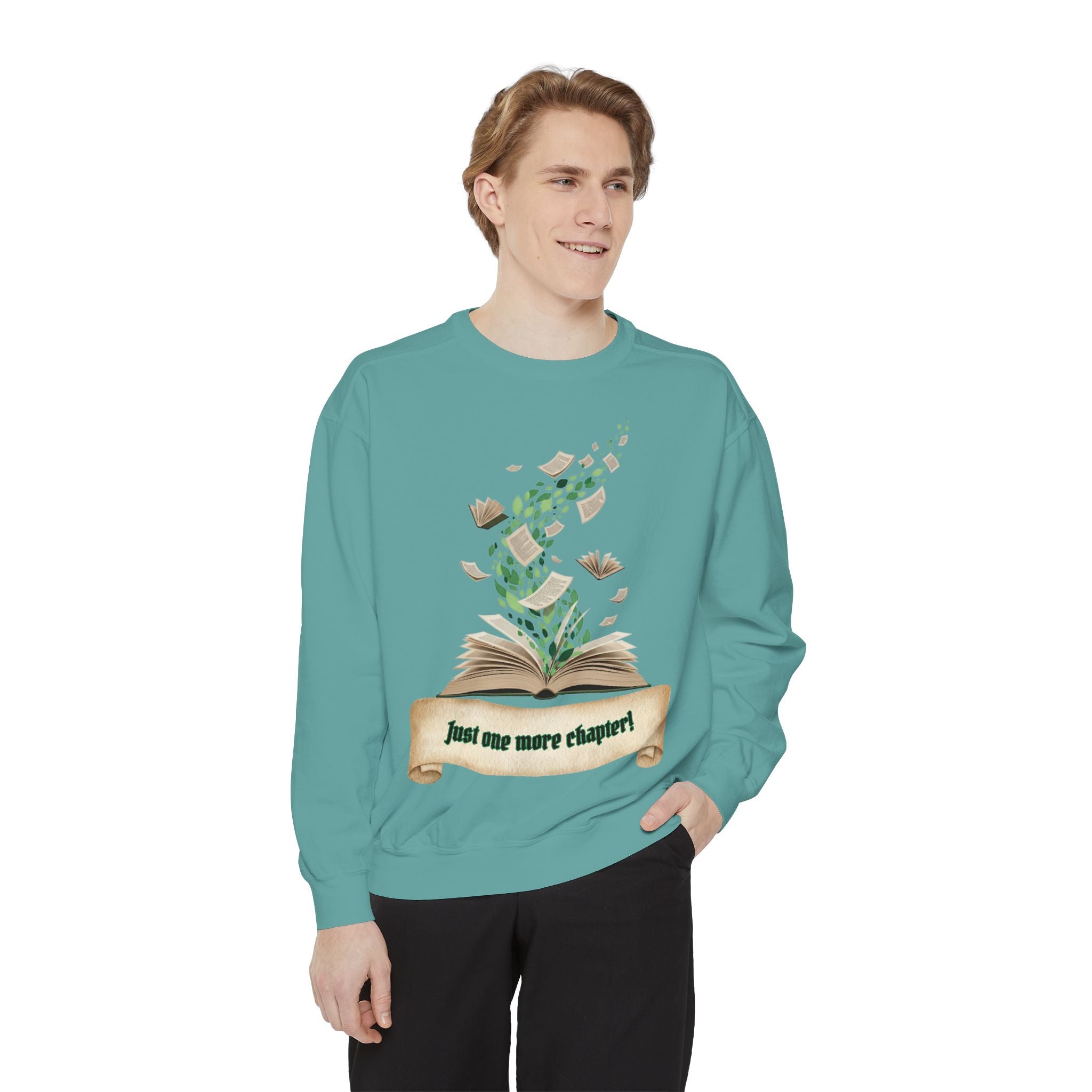 Book Lovers Sweatshirt - Unisex Garment-Dyed