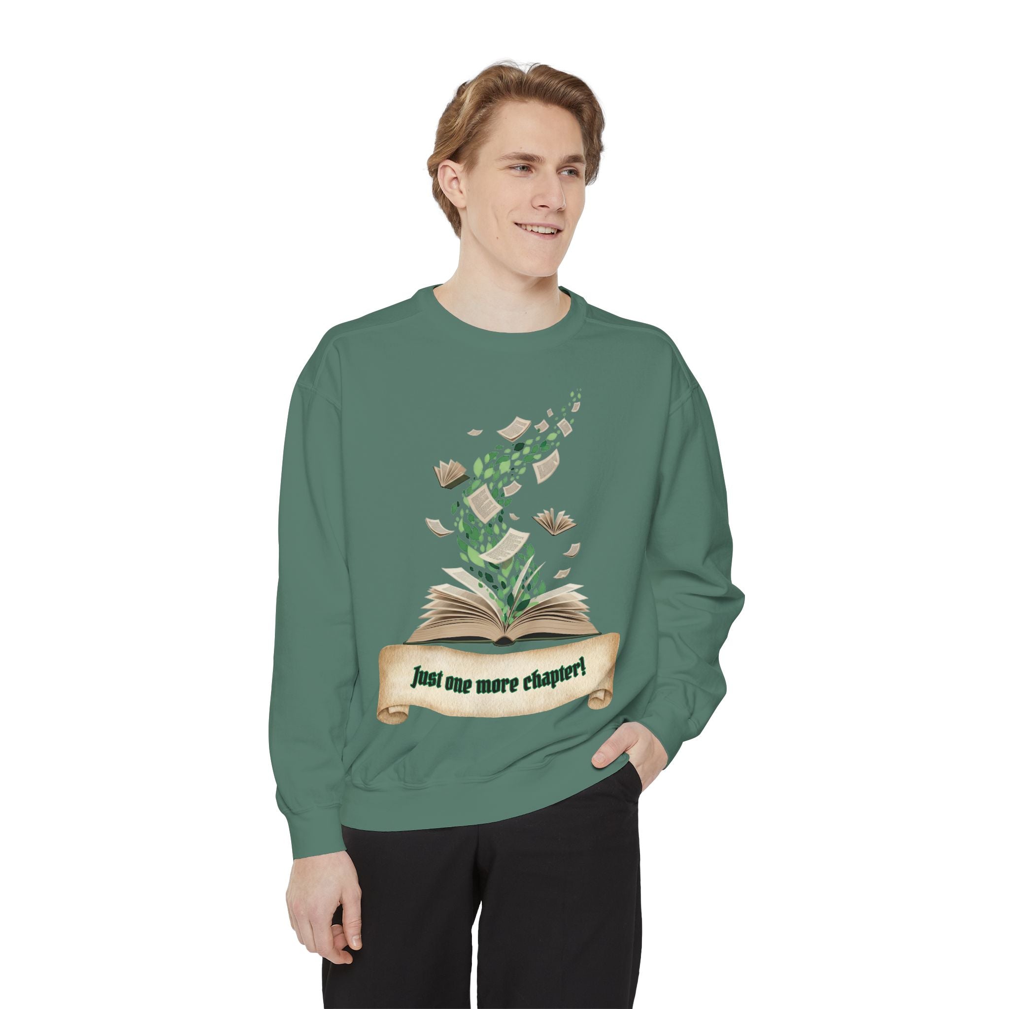 Book Lovers Sweatshirt - Unisex Garment-Dyed