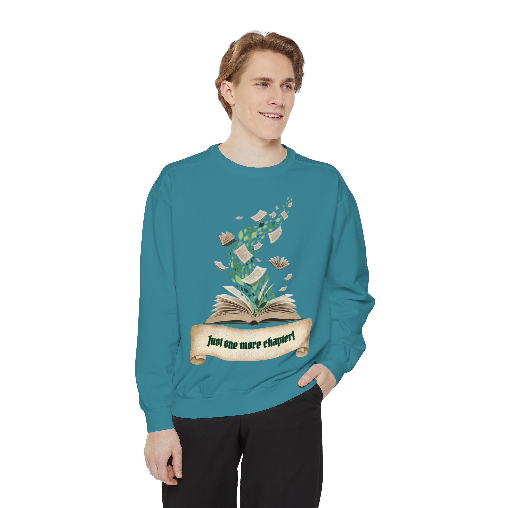 Book Lovers Sweatshirt - Unisex Garment-Dyed