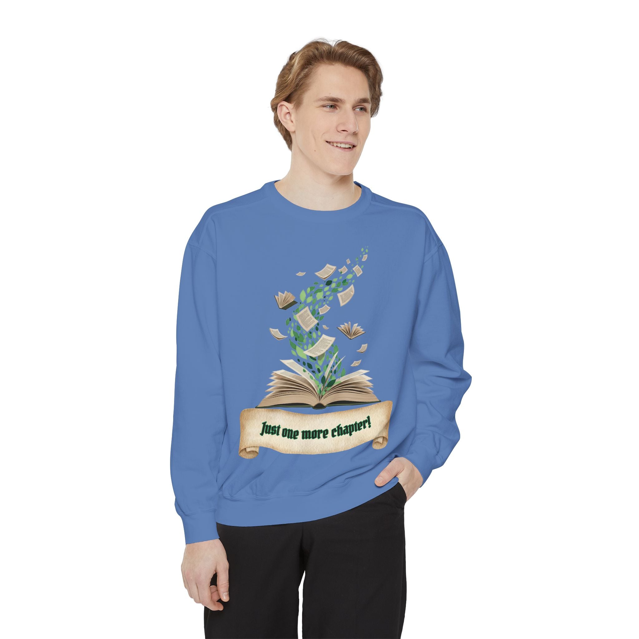 Book Lovers Sweatshirt - Unisex Garment-Dyed