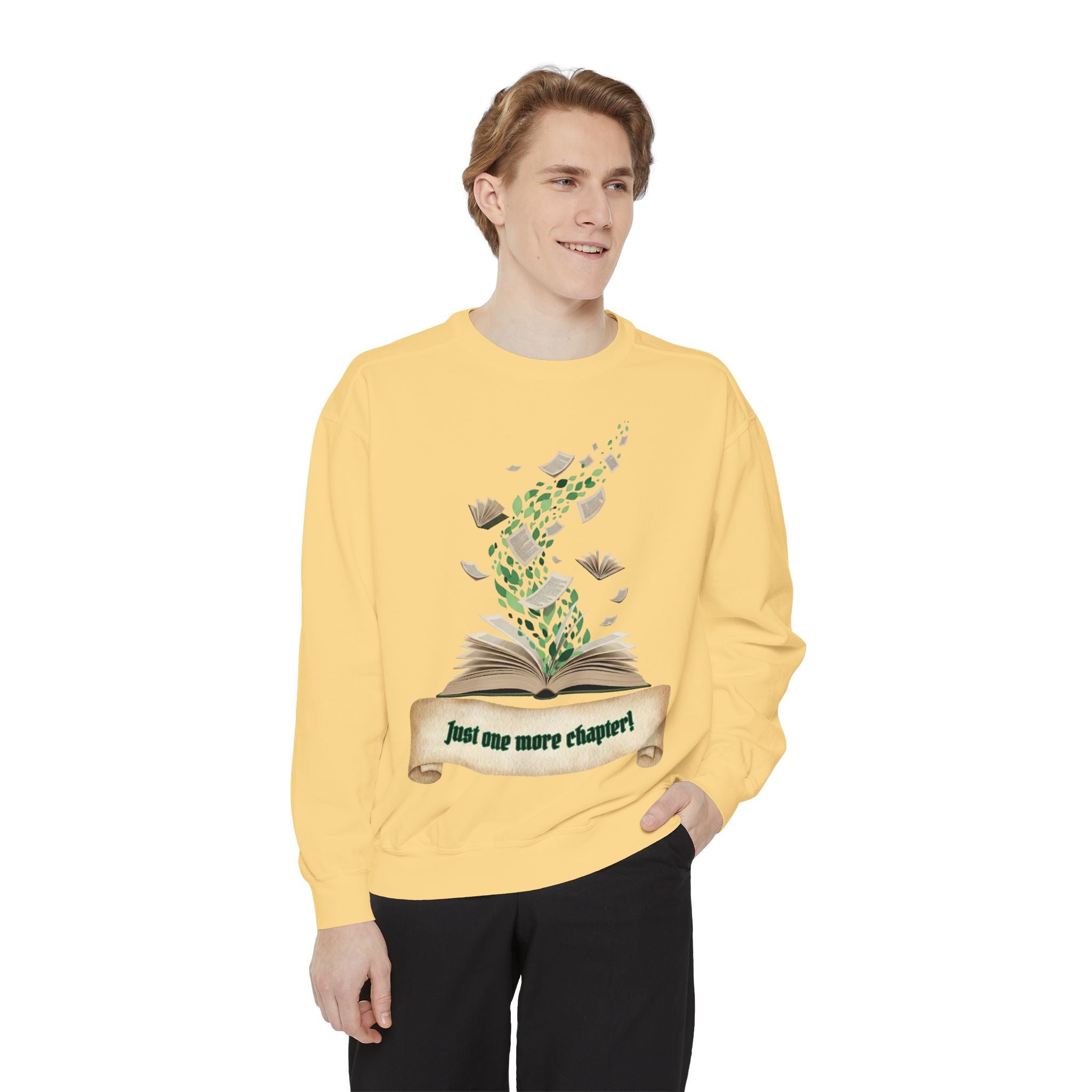 Book Lovers Sweatshirt - Unisex Garment-Dyed