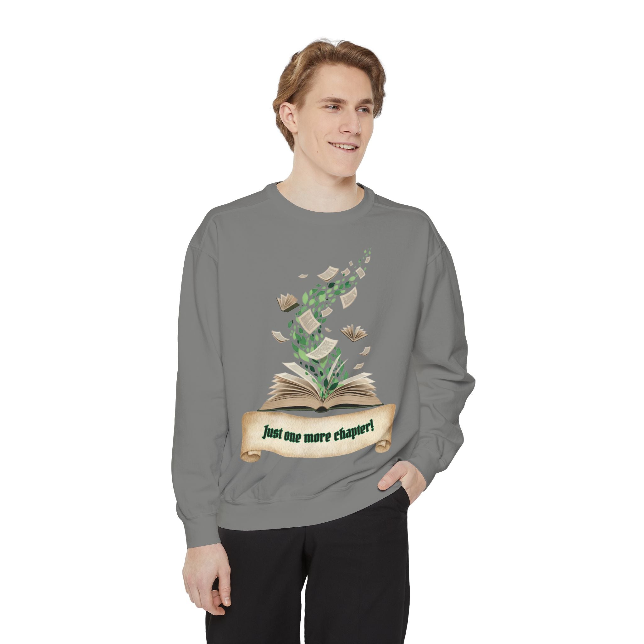 Book Lovers Sweatshirt - Unisex Garment-Dyed