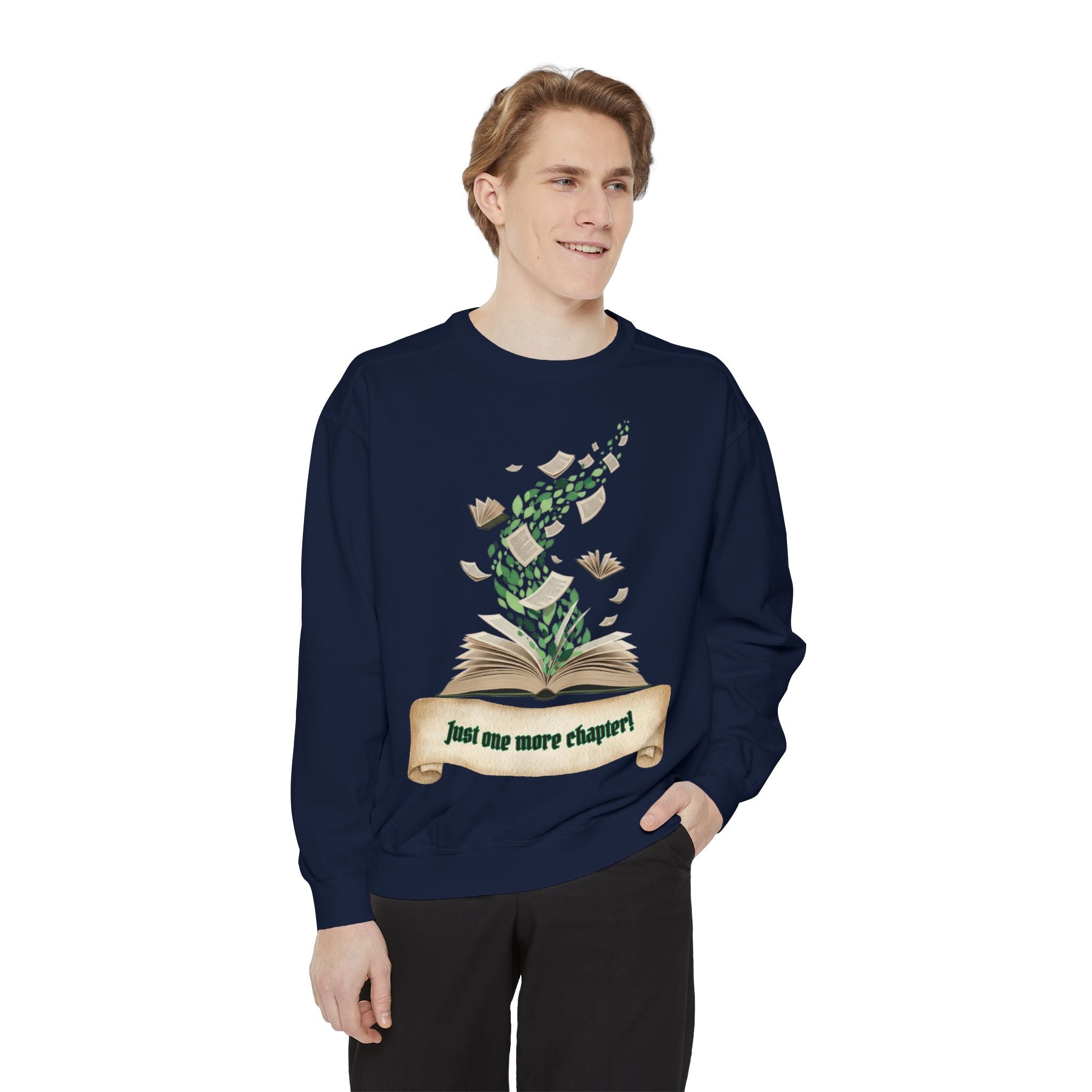 Book Lovers Sweatshirt - Unisex Garment-Dyed