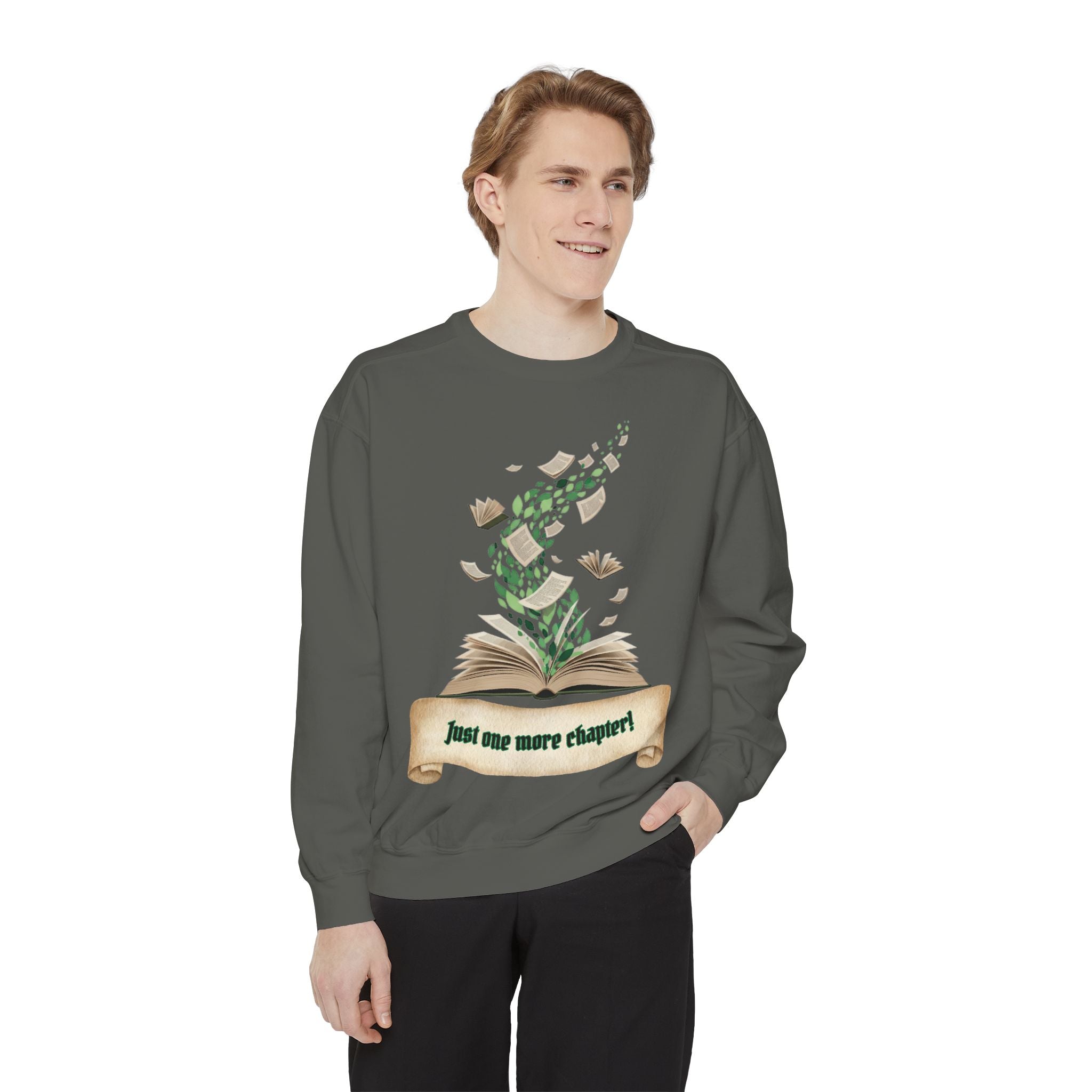 Book Lovers Sweatshirt - Unisex Garment-Dyed