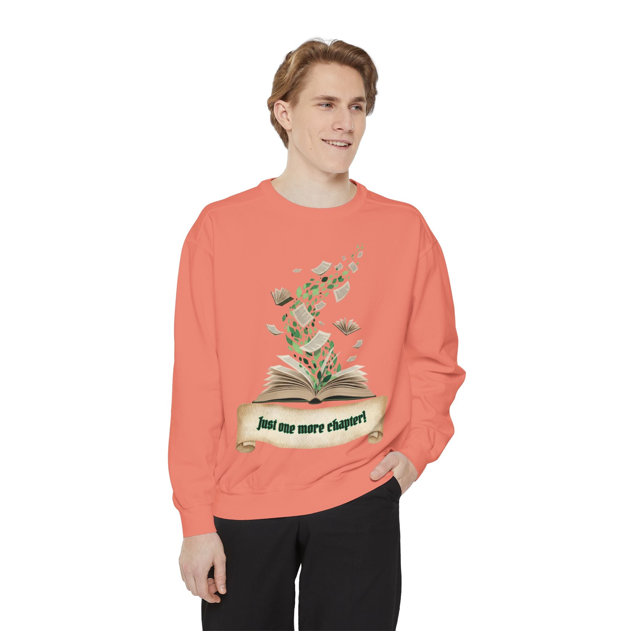 Book Lovers Sweatshirt - Unisex Garment-Dyed