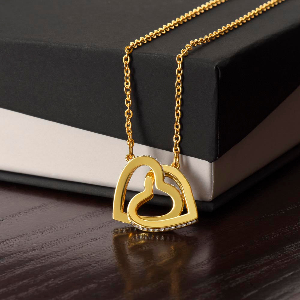 Eternal Love Interlocking Hearts Necklace
