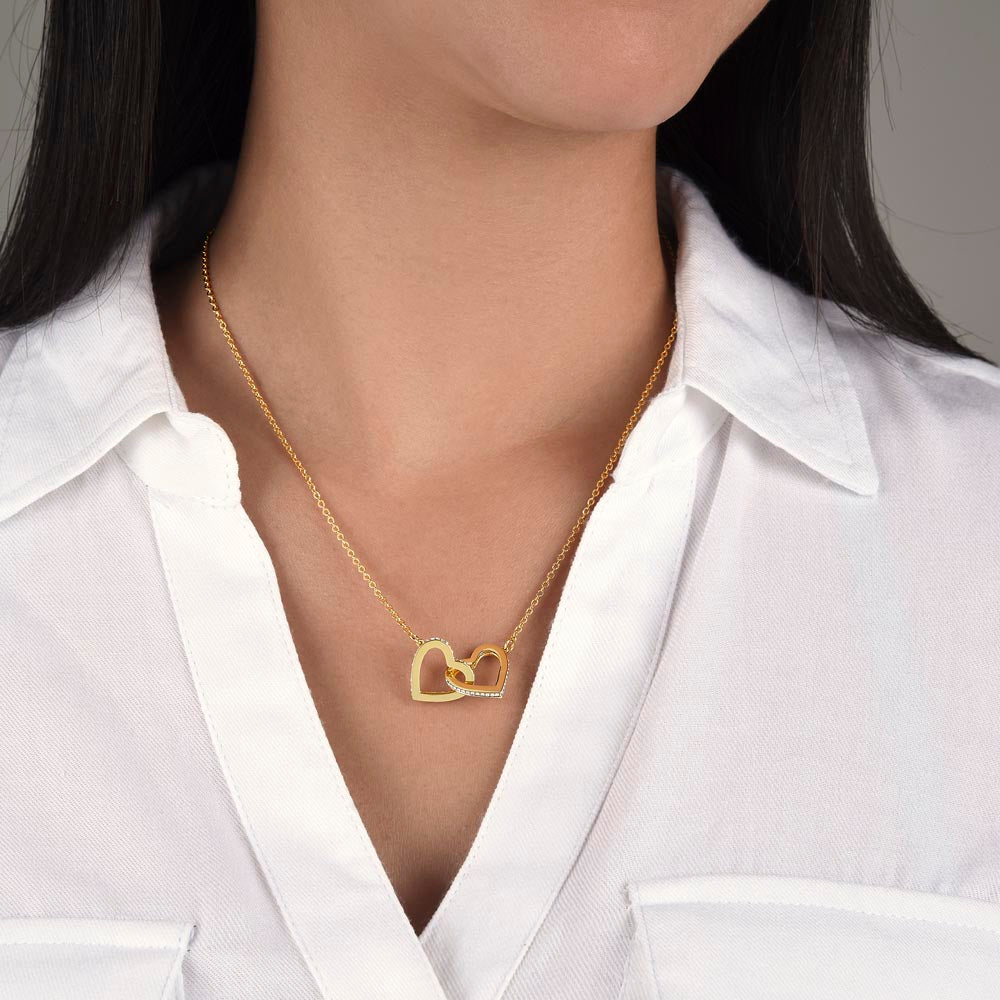Eternal Love Interlocking Hearts Necklace